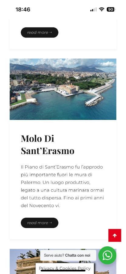 パレルモCasa Vacanze La Rocca 2アパートメント エクステリア 写真